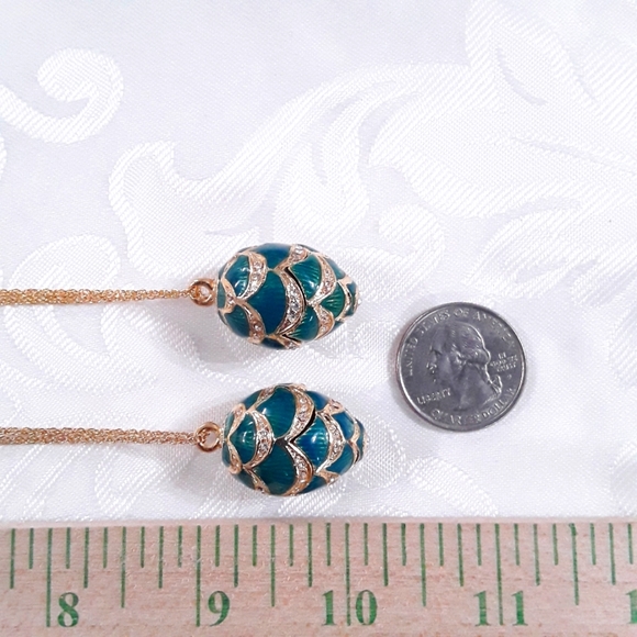 NWOT Keren Kopal Egg Pendants, Green Color (Sold Separately) - Picture 3 of 5